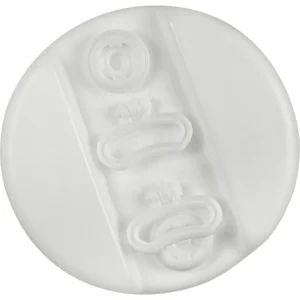 15 gallon natural tight head plastic drum un rated 2 inch npt and 2 inch buttress fittings 56w17.webp