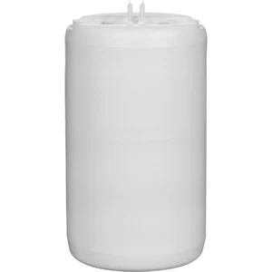 20 gallon natural tight head plastic drum un rated 2 inch nps and 2 inch buttress fittings 56wn2.webp