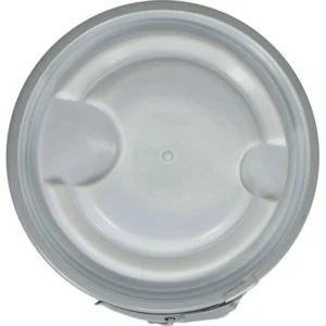 30gal blue plastic drum un rated cover with metal lever lock 56w30b 2.webp