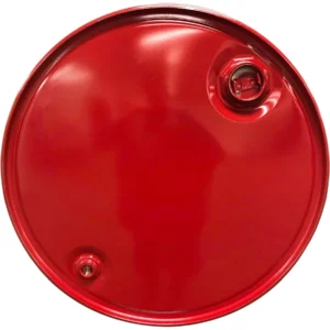 55 gallon red tight head steel drum un rated 2 inch and 0.75 inch fittings unlined 26w5rd 2.webp