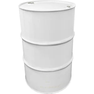 55 gallon white tight head steel drum 2 inch and 0.75 inch fittings un rated.webp