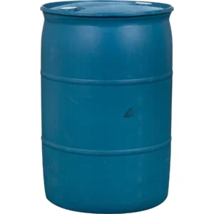 55gal blue tight head plastic drum reconditioned un rated 2in nps and 2in buttress 56wu5r 1.webp