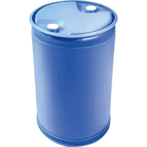 55gal blue tight head plastic drum straight sided un rated 2in nps and 2in butt.webp