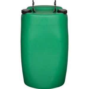 60 gallon 15.85 liter green tight head plastic drum un rated 2 inch nps and 2 inch .webp
